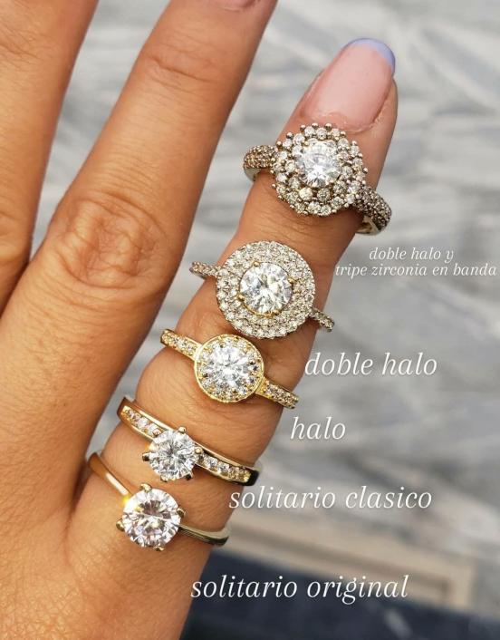 Doble halo ring ➿